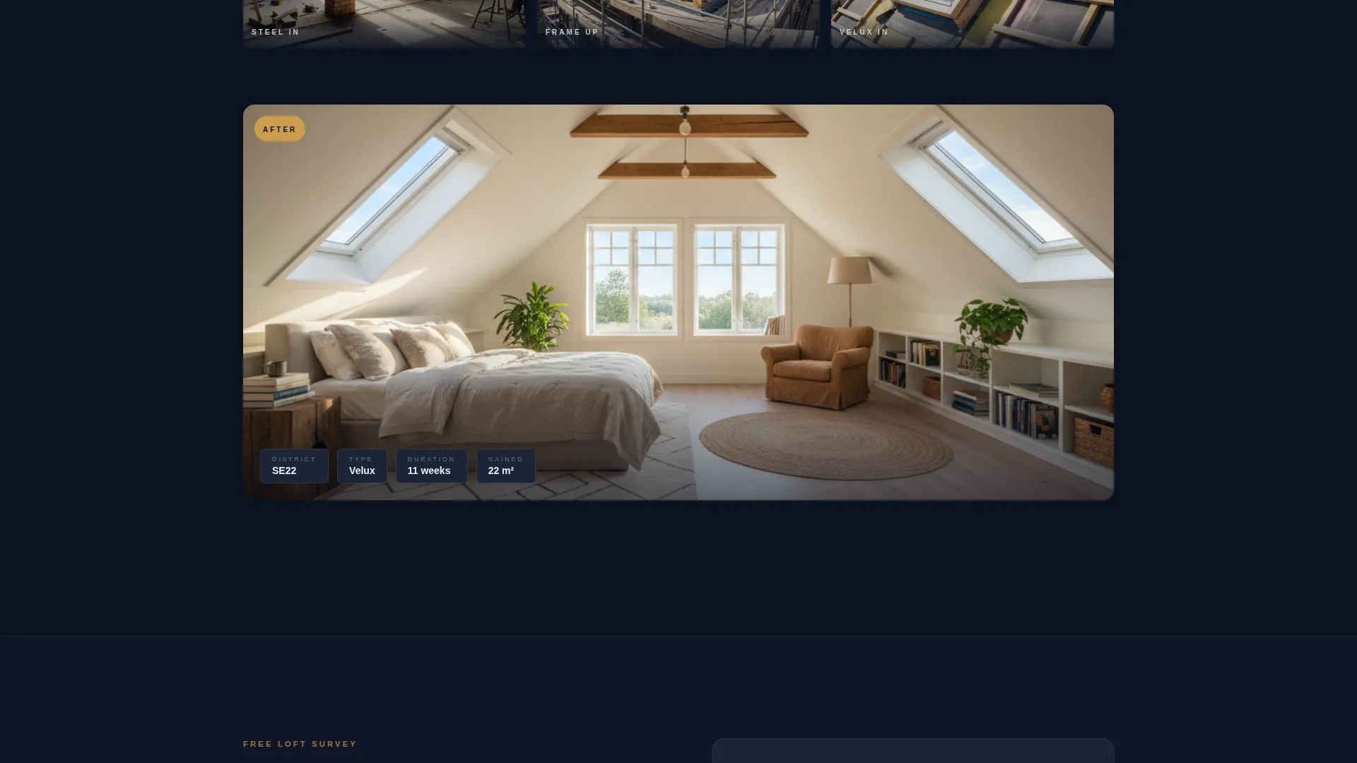 Loft Conversion Developer Landing Page Template