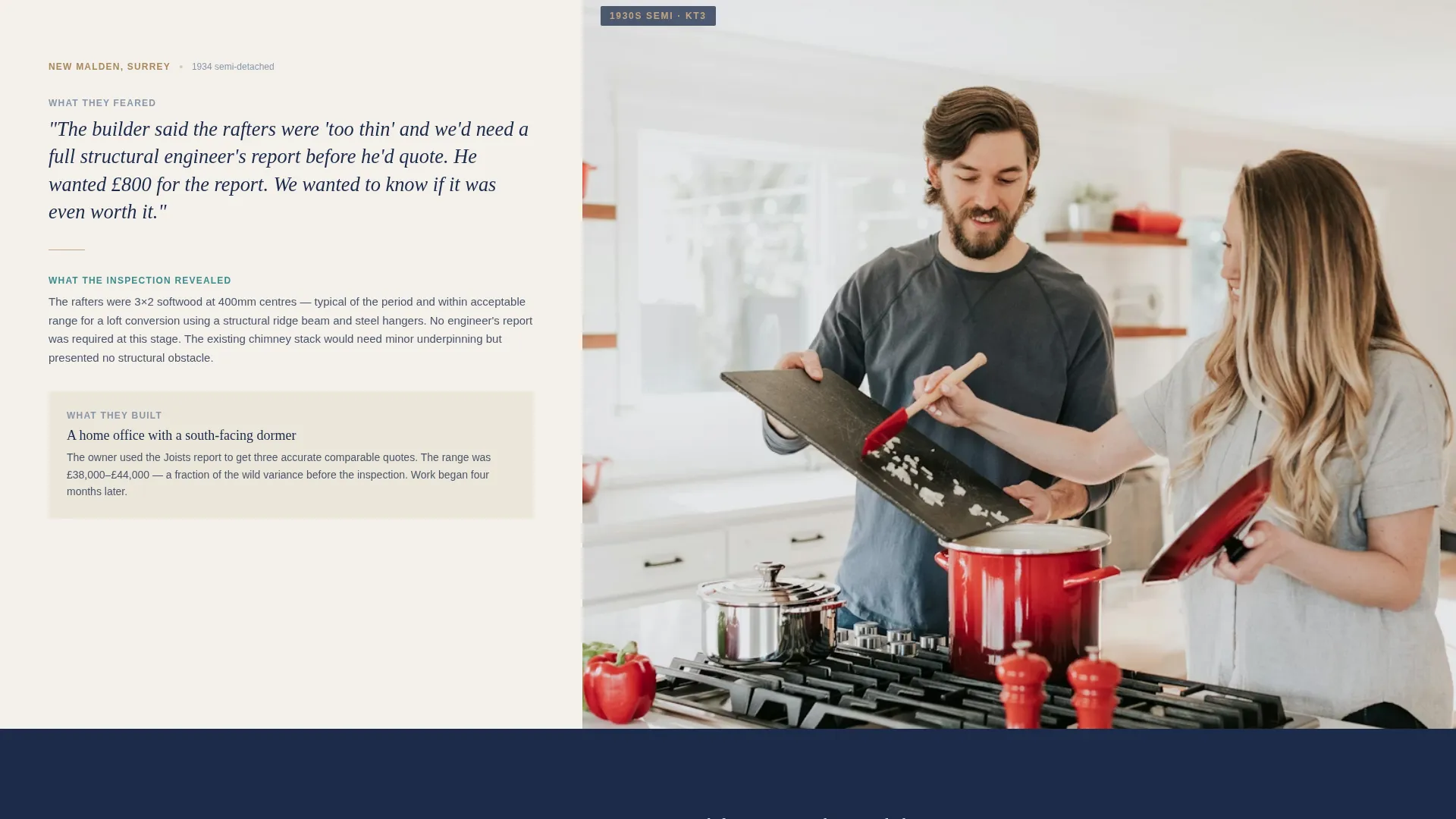 Loft Conversion Inspector Landing Page Template