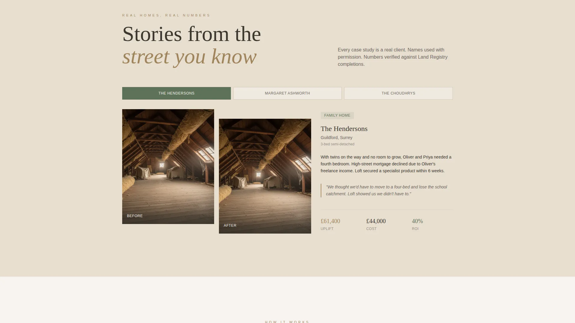 Conversion Mortgage Landing Page Template | Loft