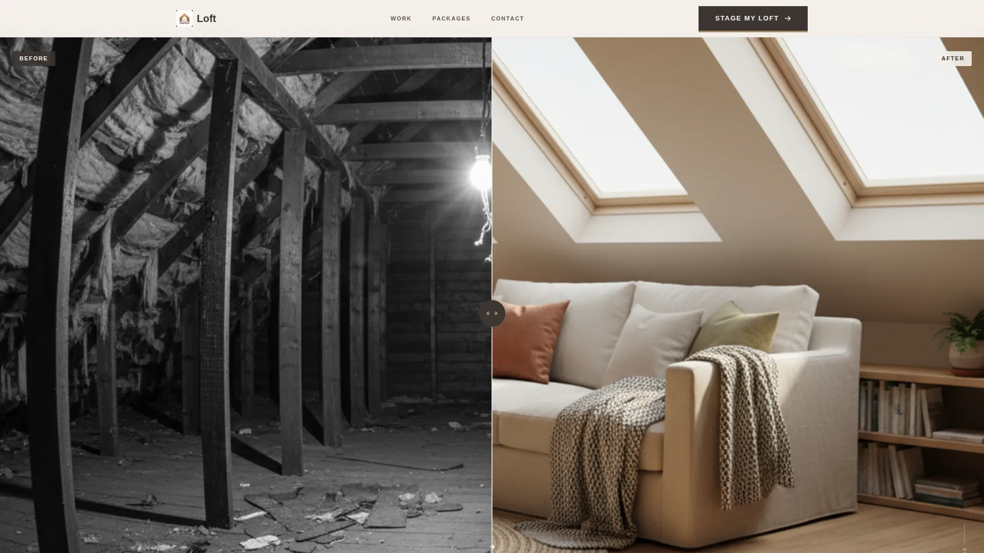 Staging Landing Page Template for Conversion Studios