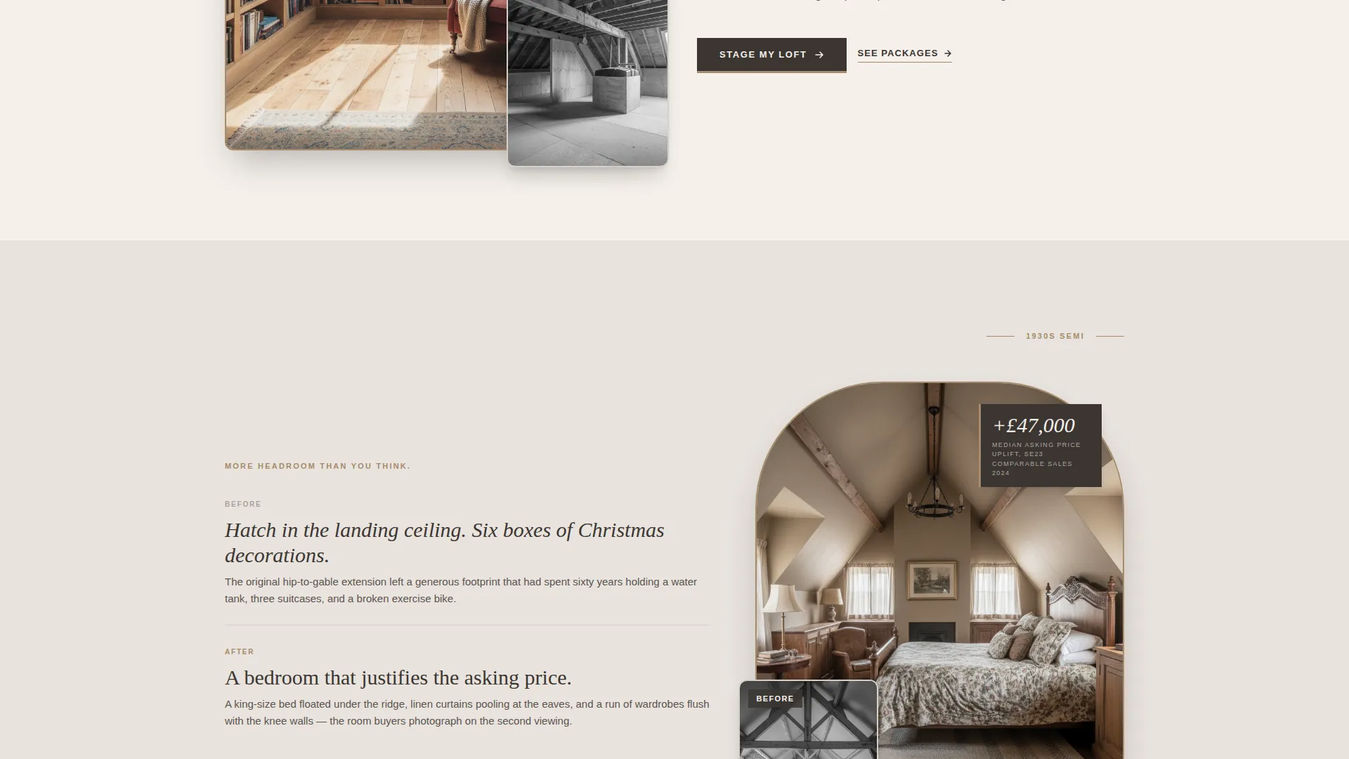 Staging Landing Page Template for Conversion Studios