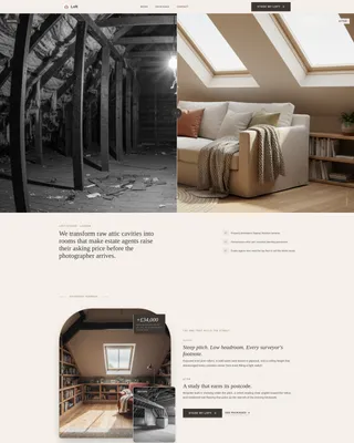 Staging Landing Page Template for Conversion Studios
