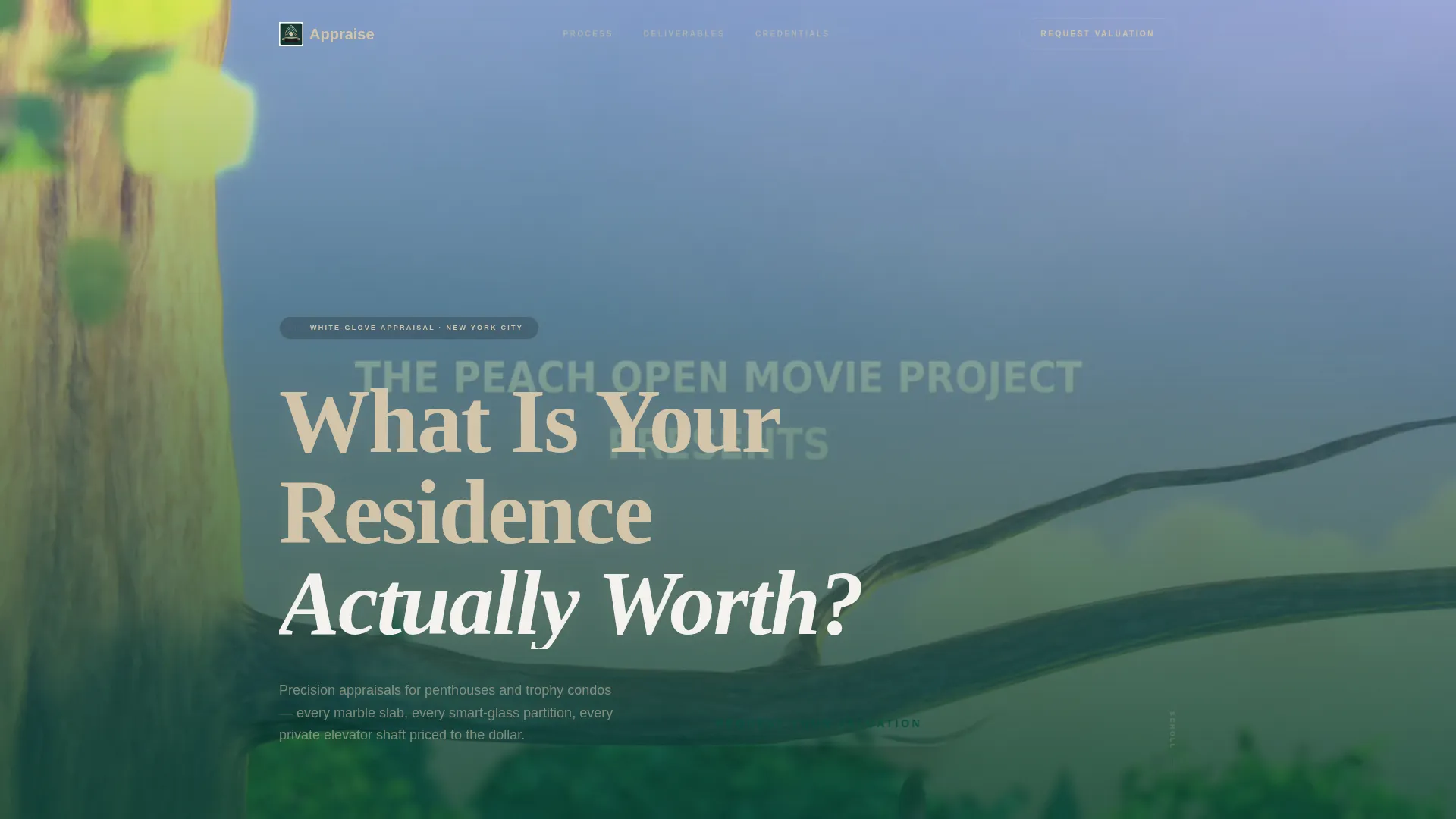 Precision Condo Valuation Landing Page Template