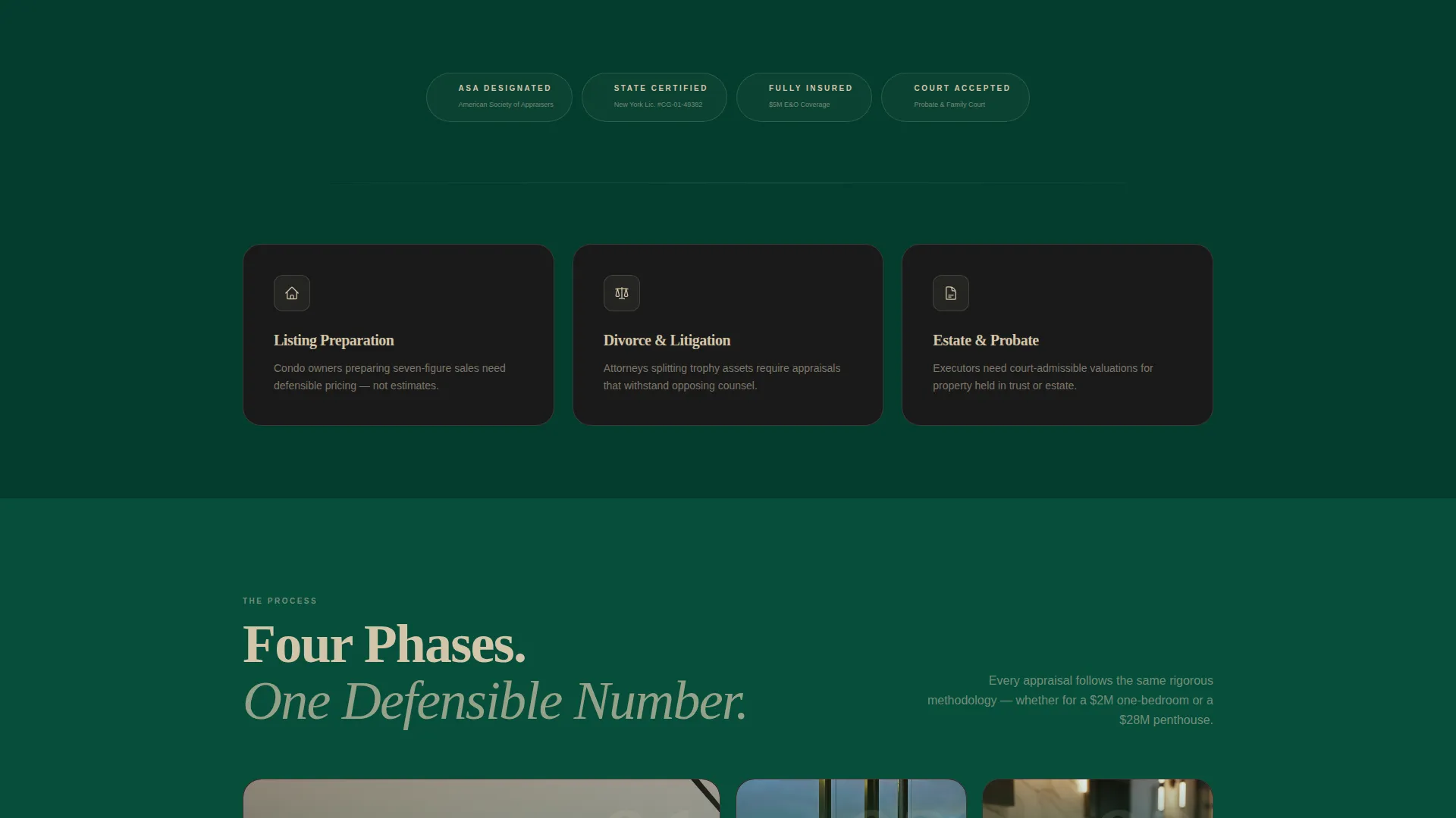 Precision Condo Valuation Landing Page Template
