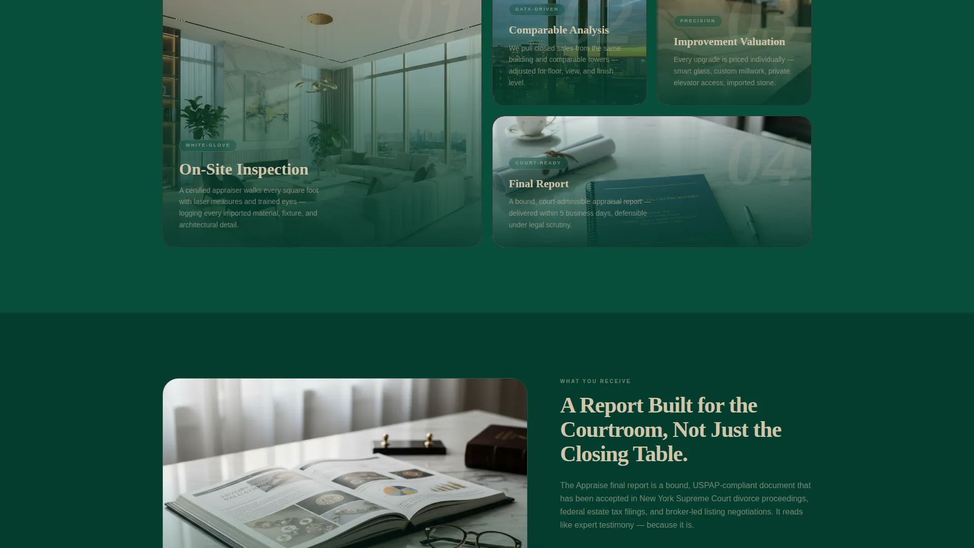 Precision Condo Valuation Landing Page Template