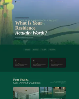 Precision Condo Valuation Landing Page Template