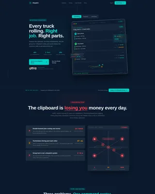 Field Service Landing Page Template