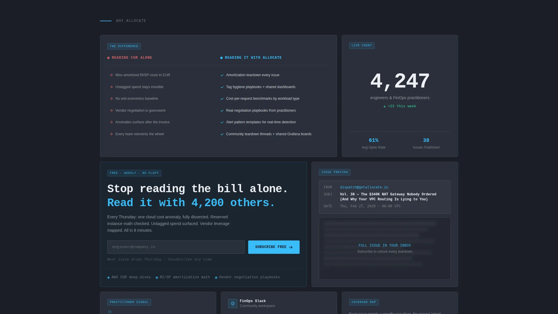 FinOps Technology Professional Website Template