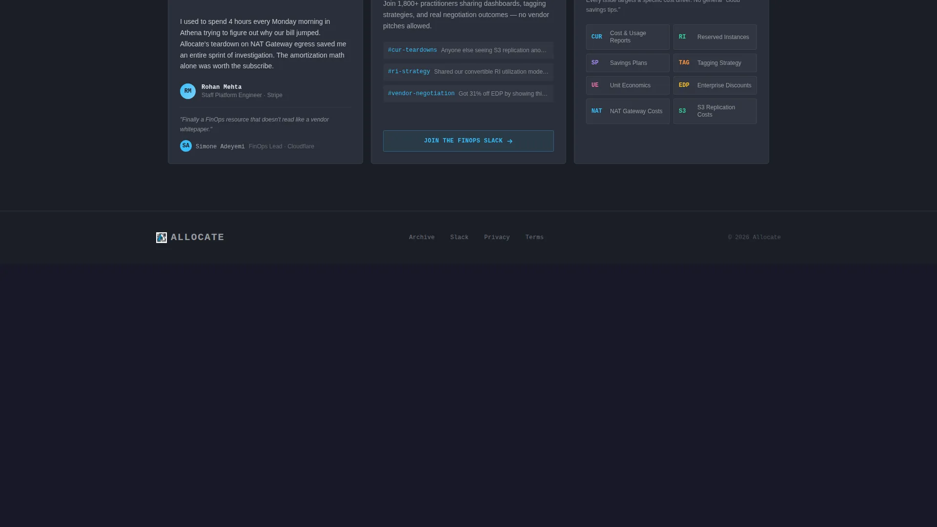 FinOps Technology Professional Website Template