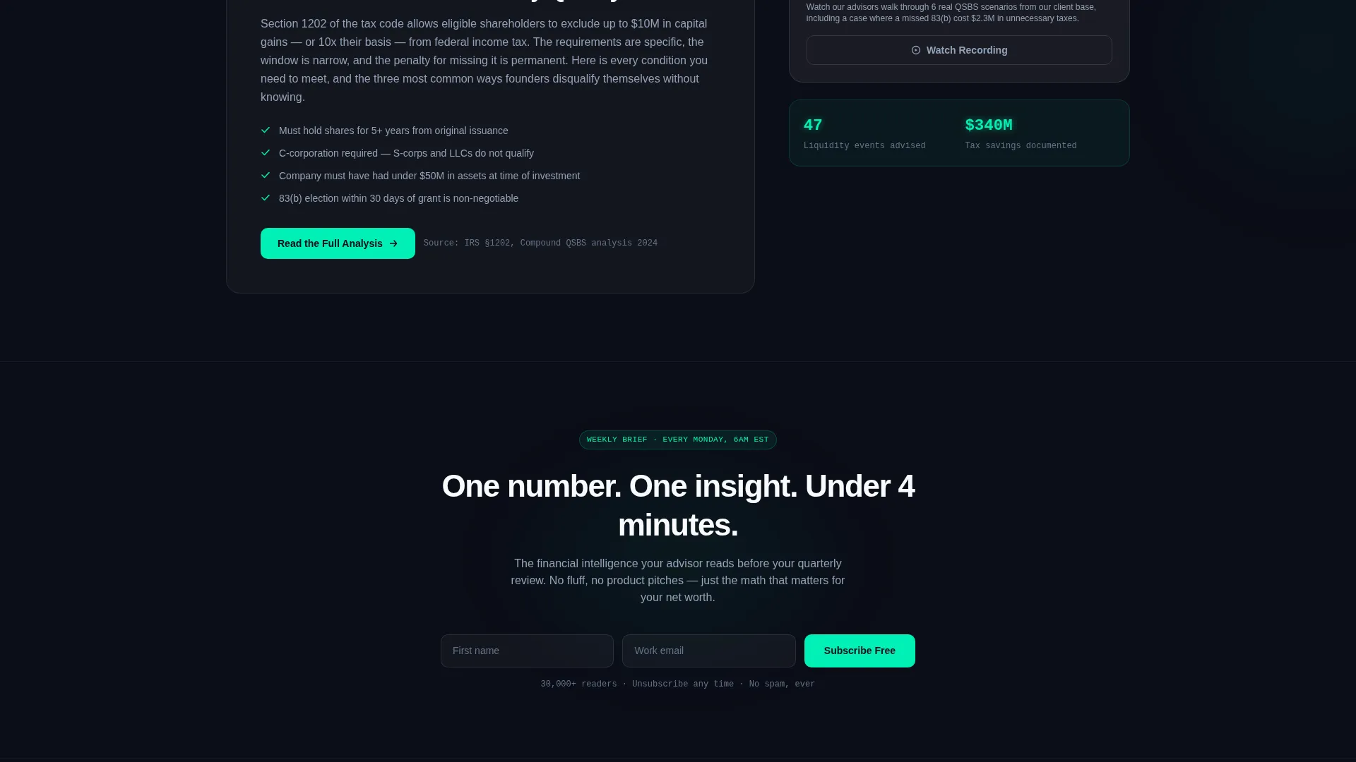 Financial Advisor Blog & Content Platform Website Template