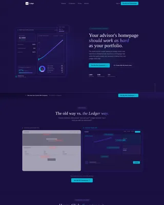 Dynamic Financial Advisor Interactive Portfolio Website Template