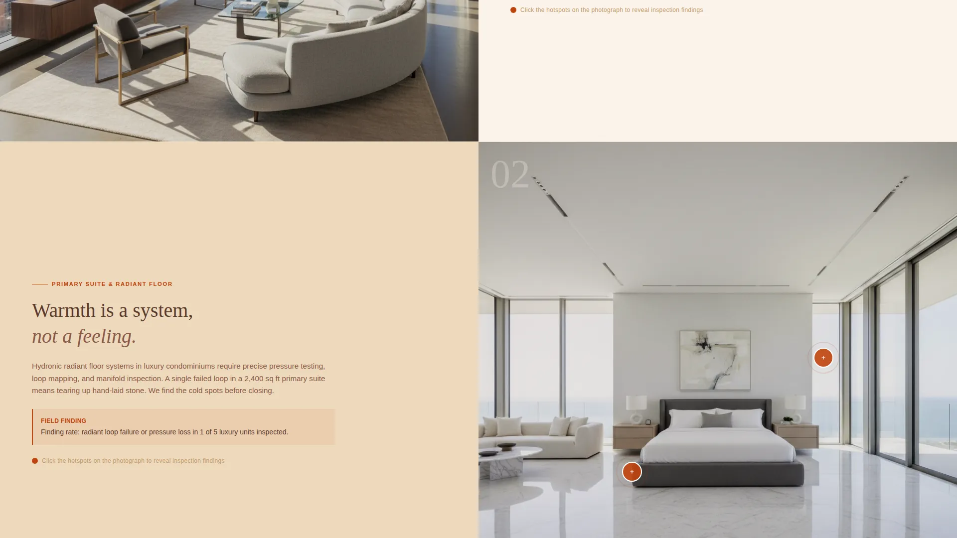 Luxury Condo Inspection Landing Page Template