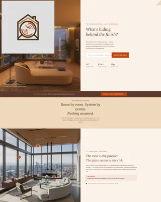 Luxury Condo Inspection Landing Page Template