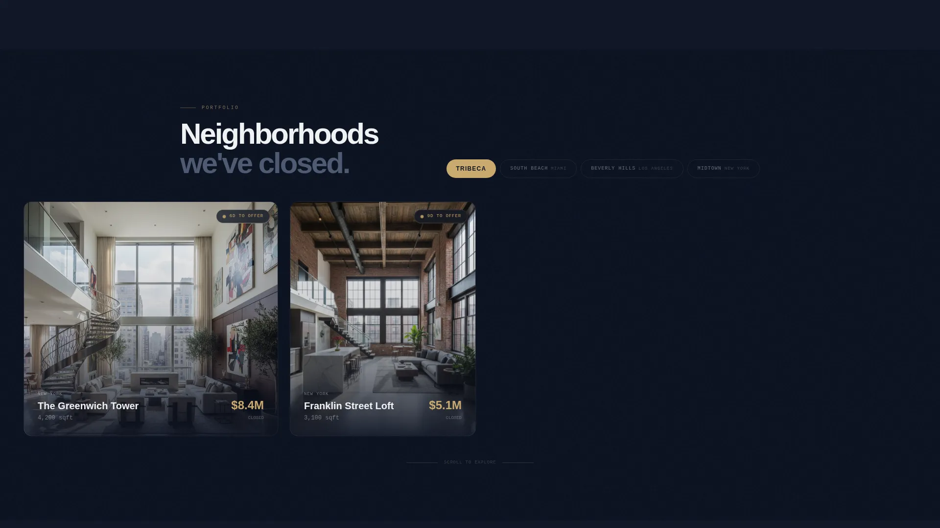 Condo Photography Landing Page Template | Aperture