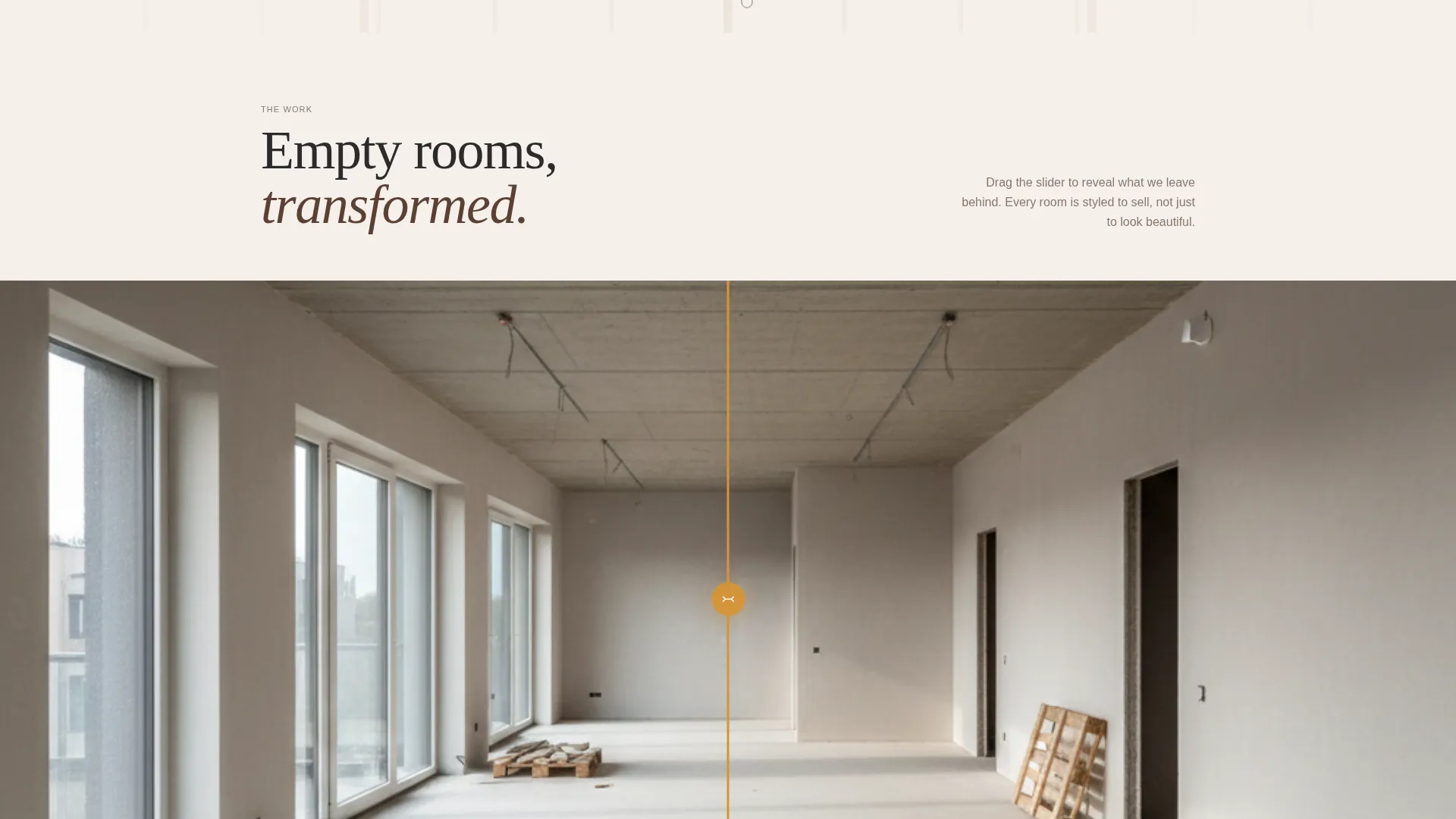 Luxury Condo Staging Service Landing Page Template