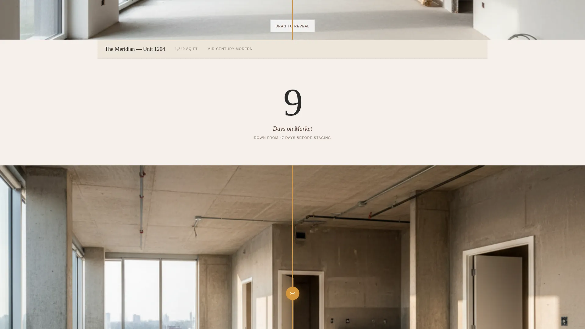 Luxury Condo Staging Service Landing Page Template