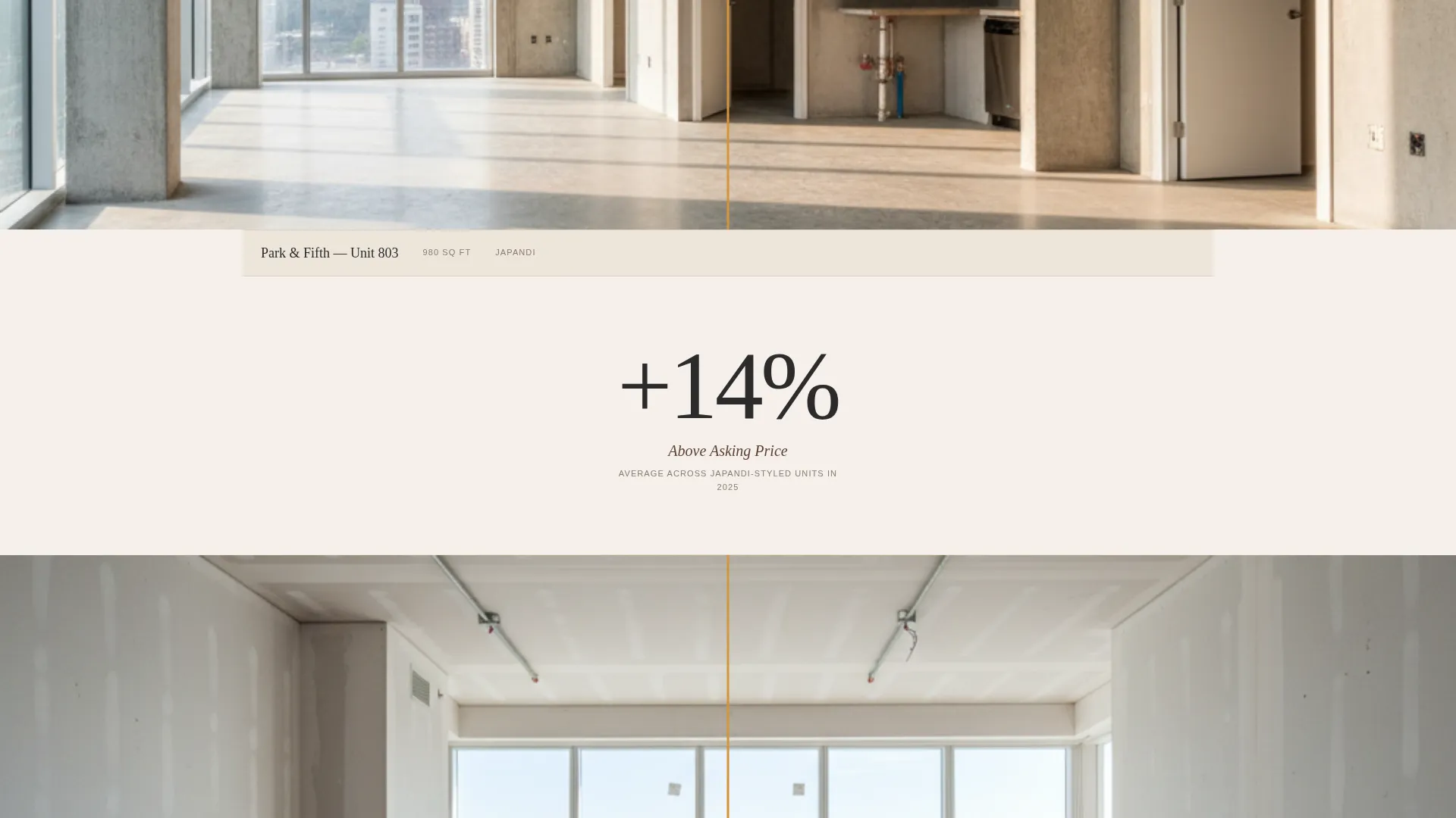 Luxury Condo Staging Service Landing Page Template
