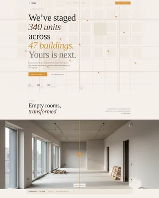 Luxury Condo Staging Service Landing Page Template