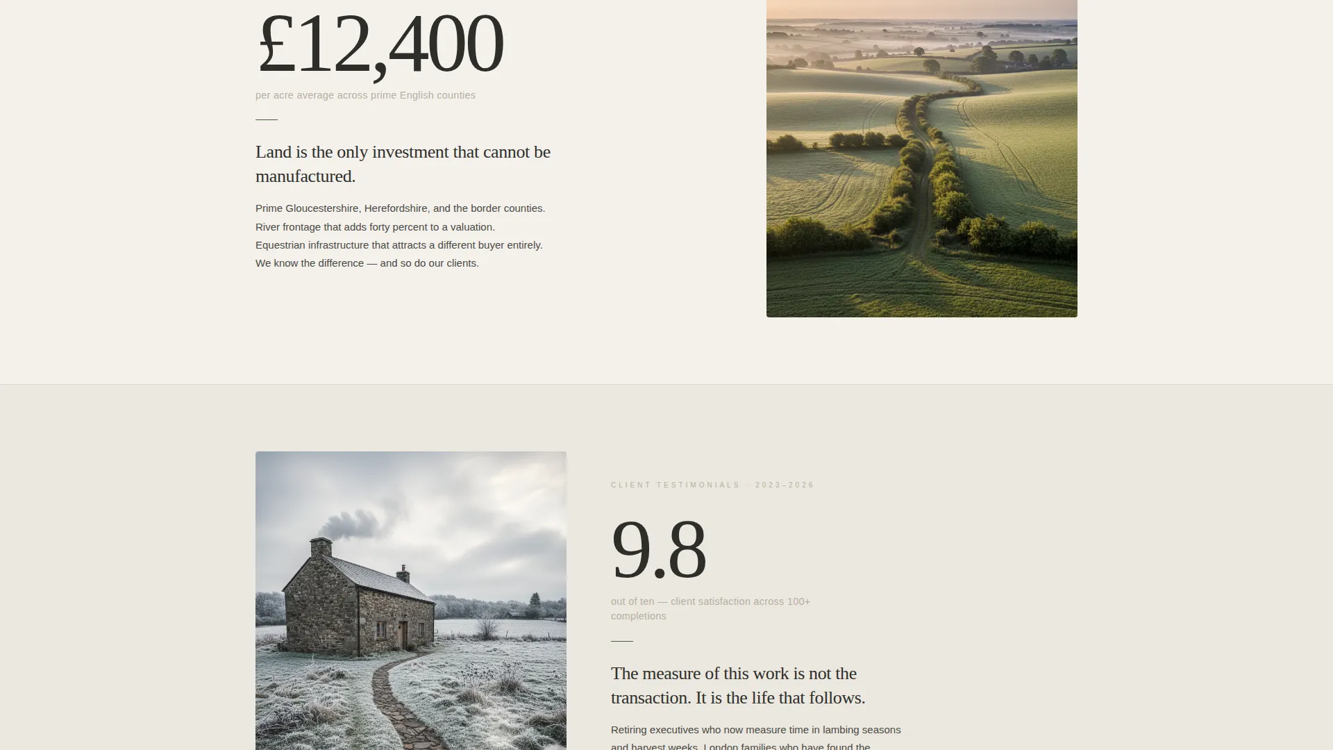 Luxury Brokerage Landing Page Template