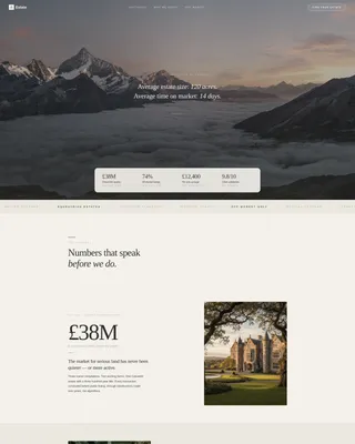 Luxury Brokerage Landing Page Template