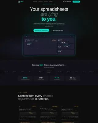 AI for Financial Privacy Policy Website Template