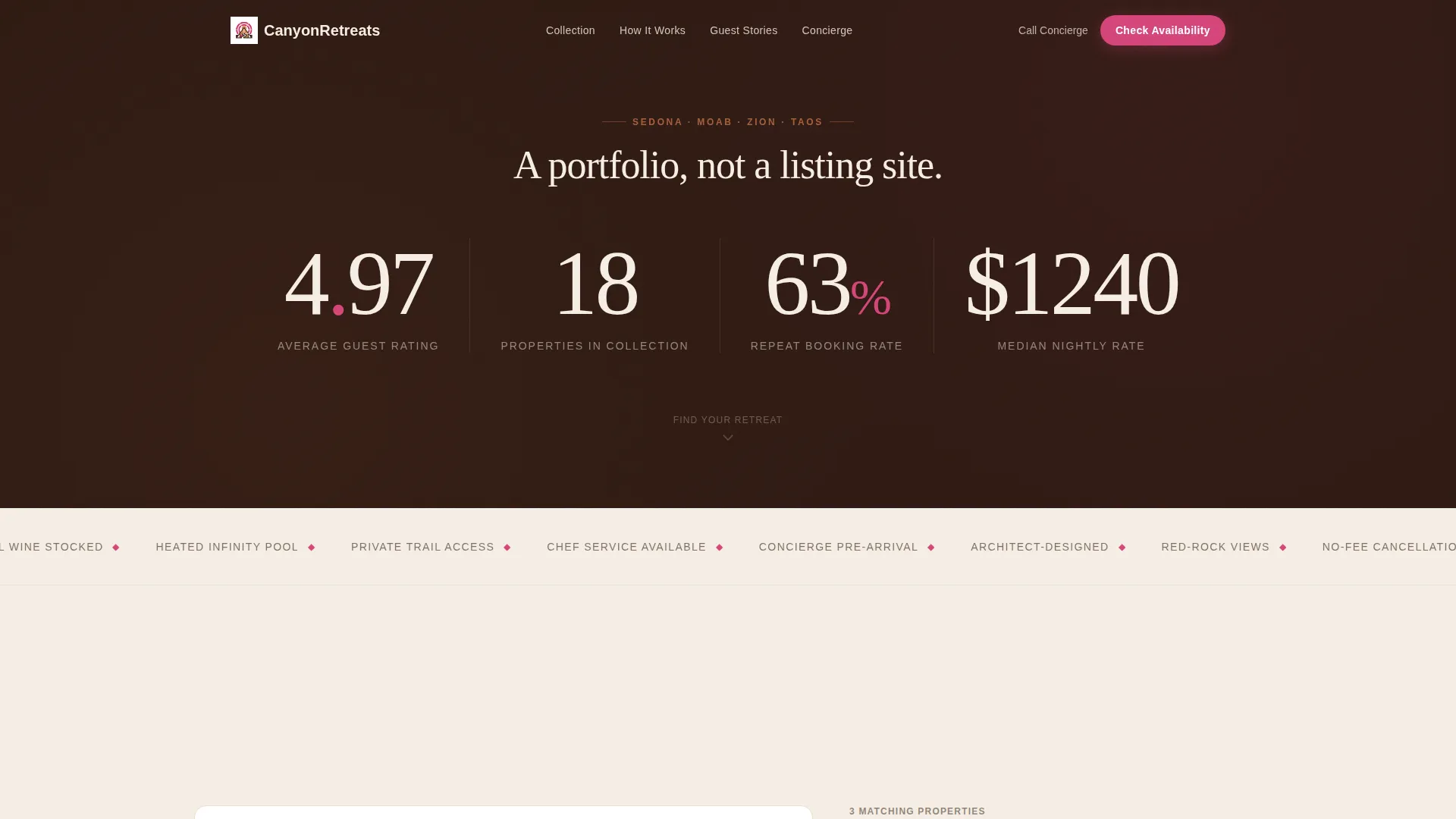 Luxury Vacation Rental Landing Page Template