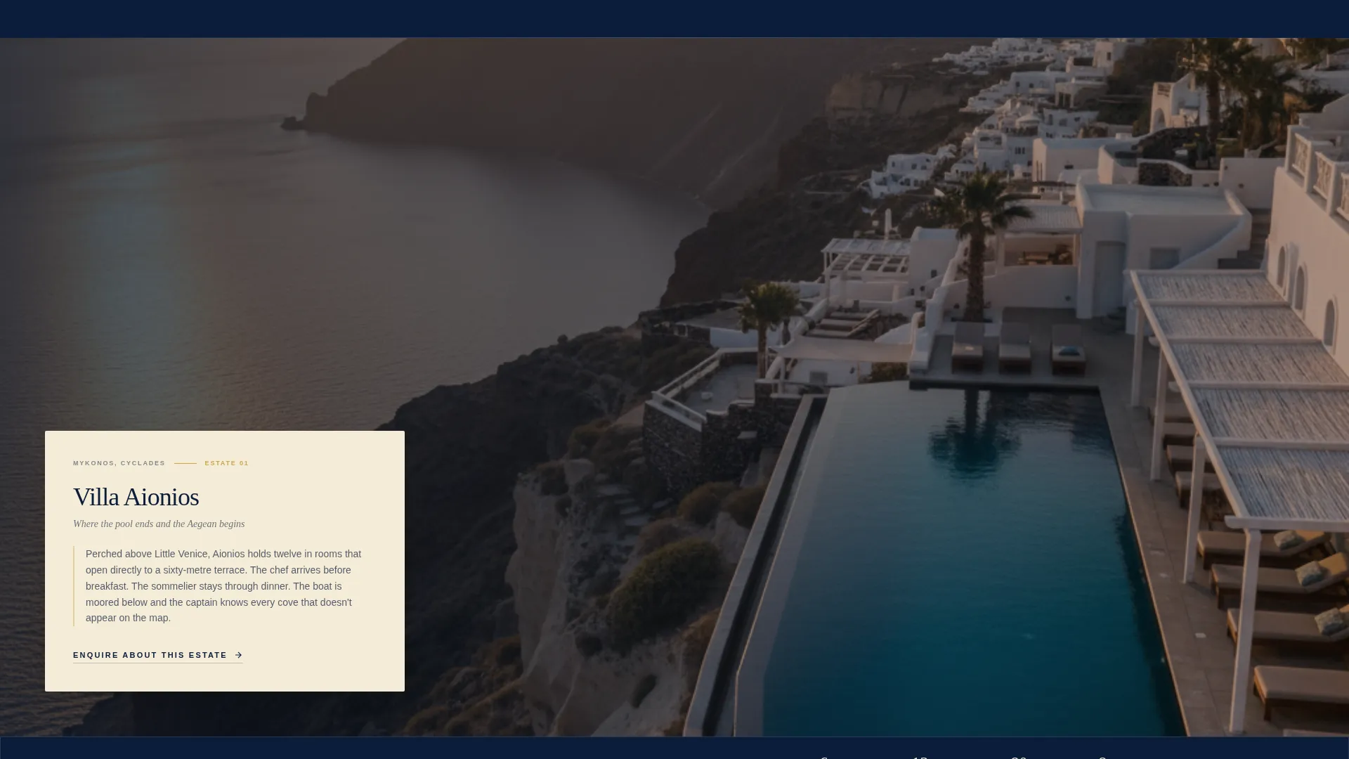 Luxury Villa Rental Landing Page Template