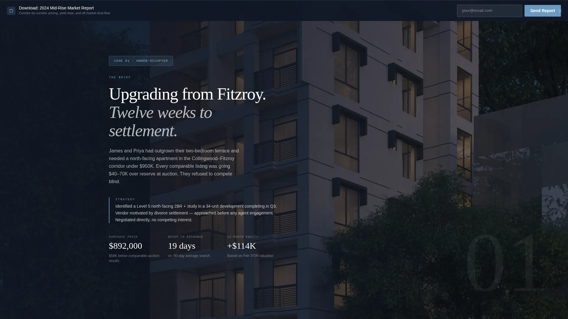 Mid-Rise Buyer's Agent Landing Page Template