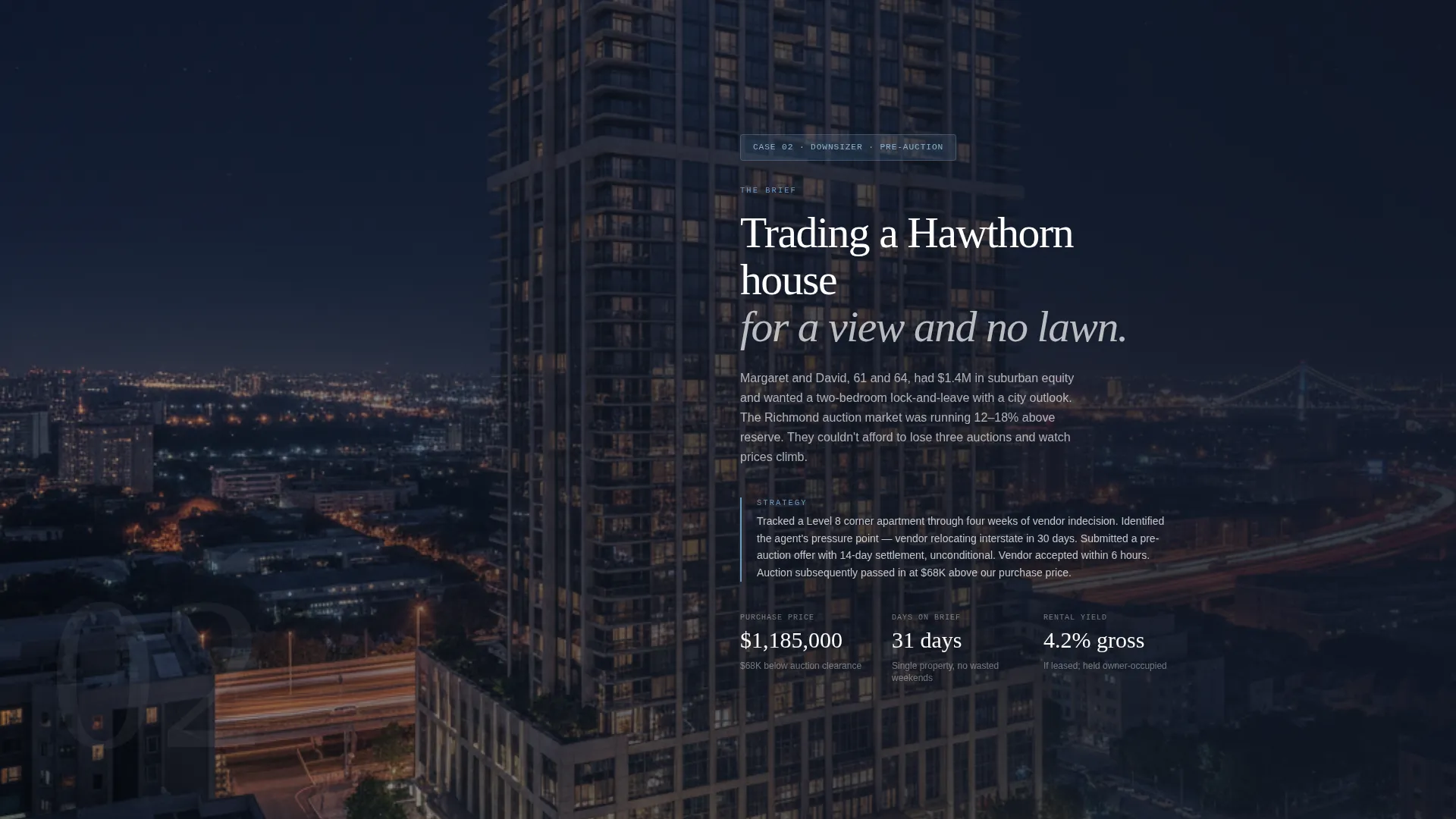 Mid-Rise Buyer's Agent Landing Page Template