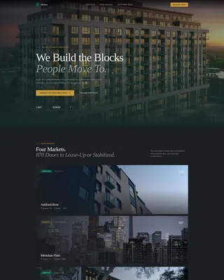 Mid-Rise Developer Landing Page Template