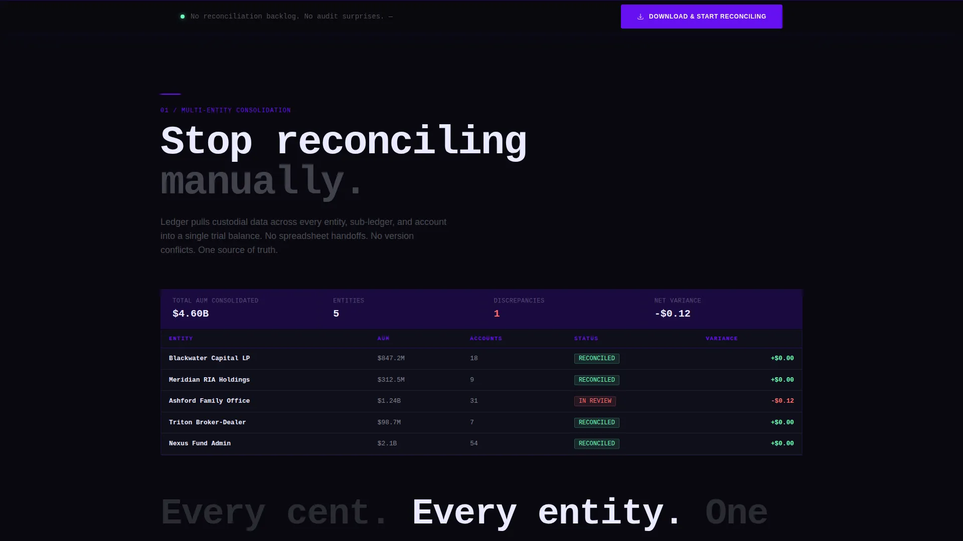 Accounting Software Landing Page Template