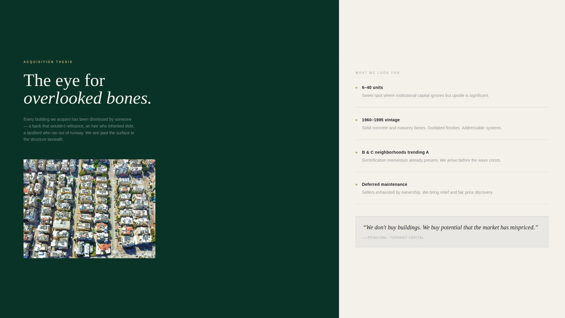 Refined Multifamily Renovation Landing Page Template