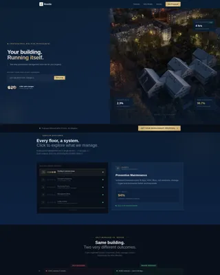 Minimal Property Management Landing Page Template