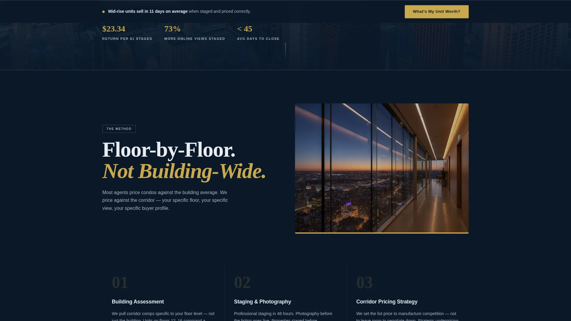 Panoramic Midrise Landing Page Template