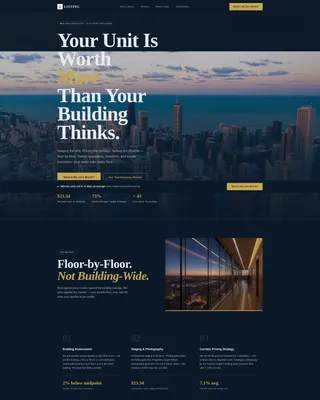 Panoramic Midrise Landing Page Template