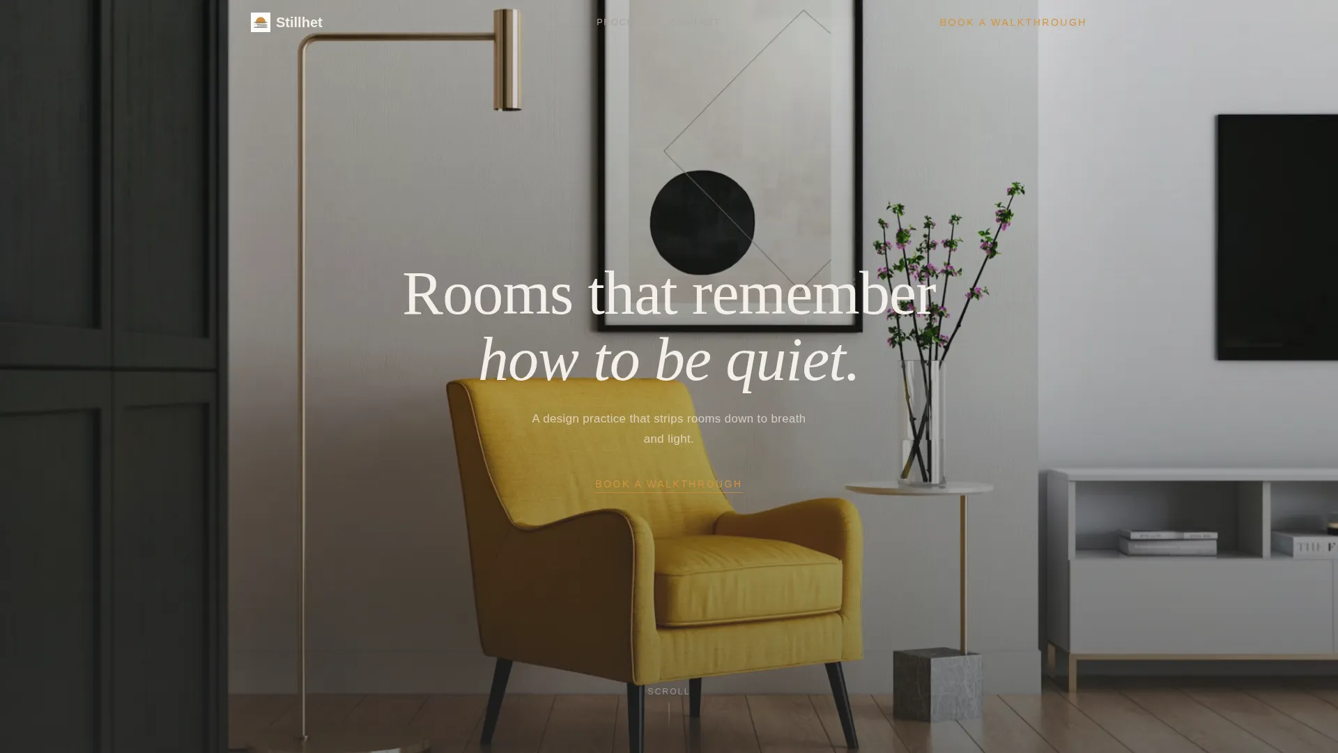 Interior Design Landing Page Template