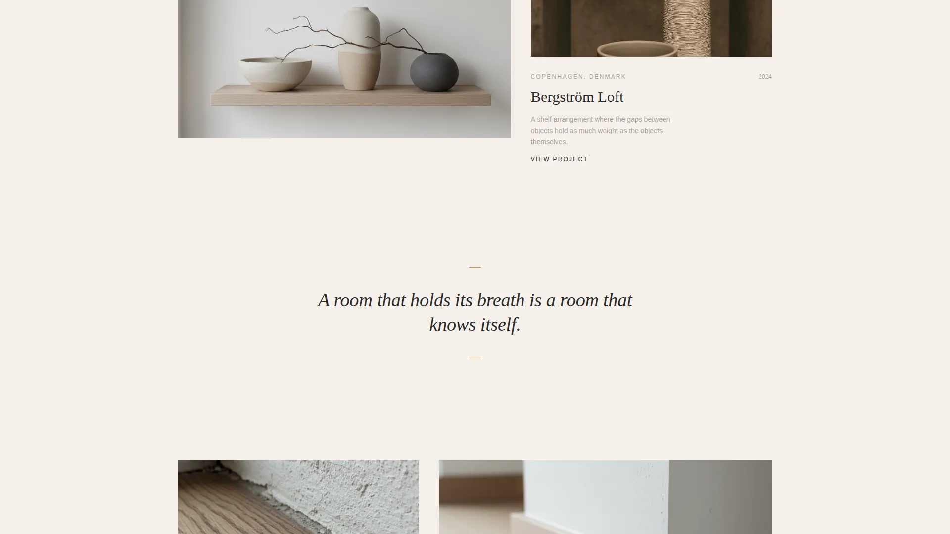 Interior Design Landing Page Template