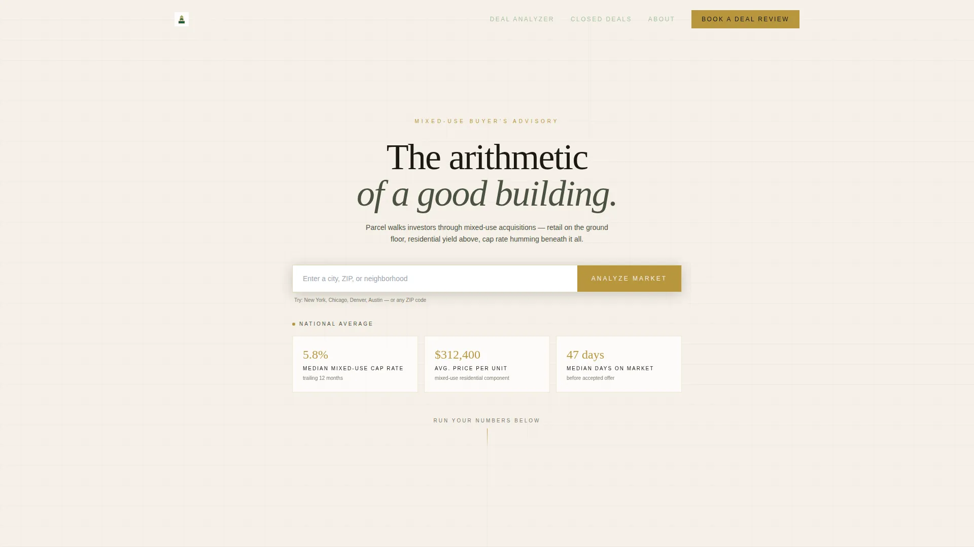Mixed-Use Building Buyer's Agent Landing Page