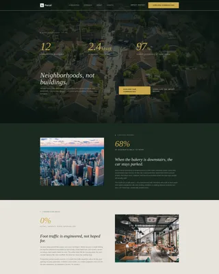 Mixed-Use Developer Landing Page Template