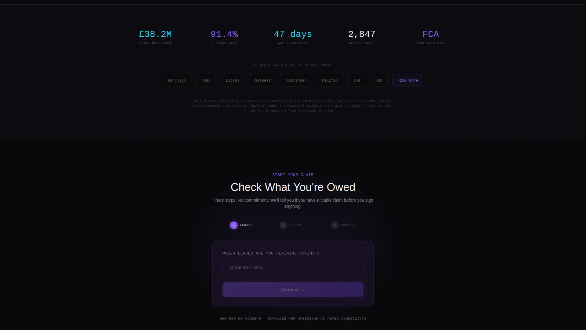Financial Services Software Pricing Website Template