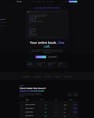 Financial Services Software & SaaS Privacy Policy Website Template
