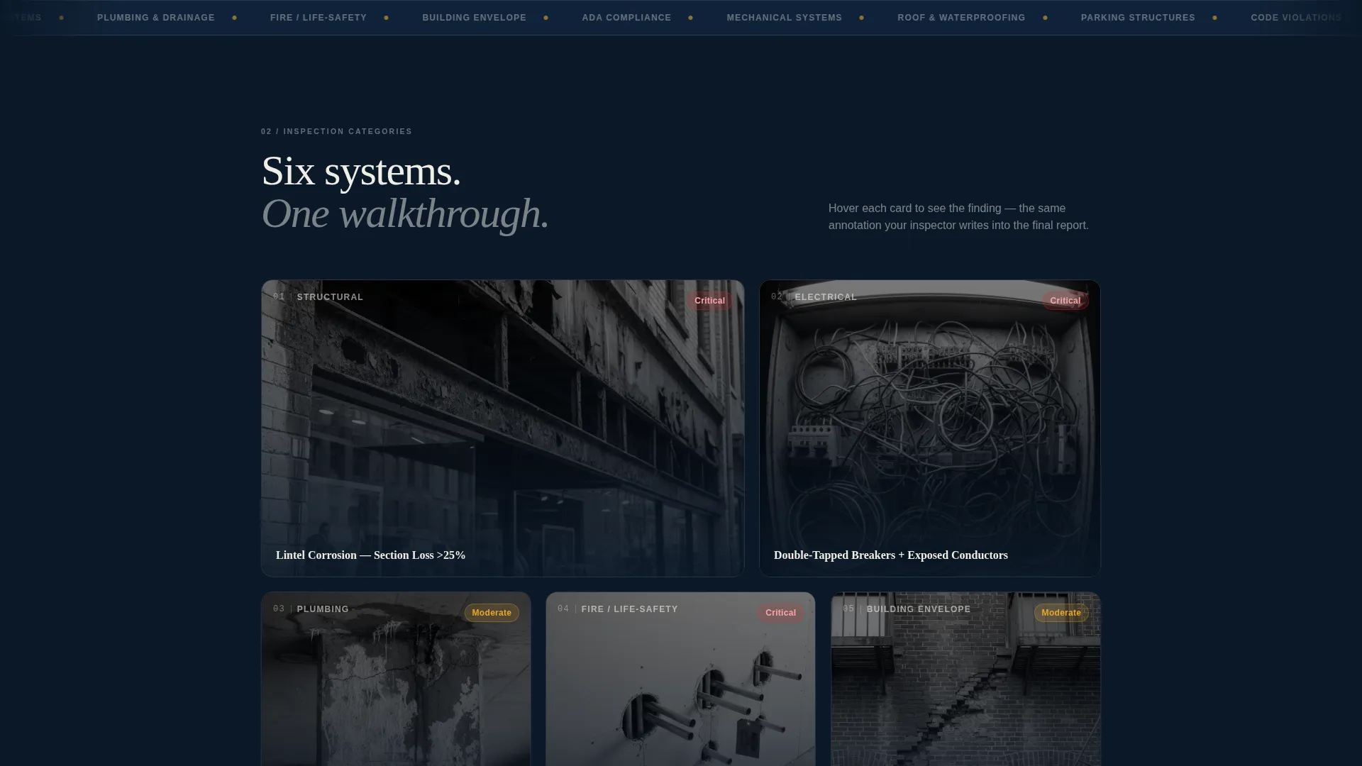 Mixed-Use Building Inspector Landing Page Template
