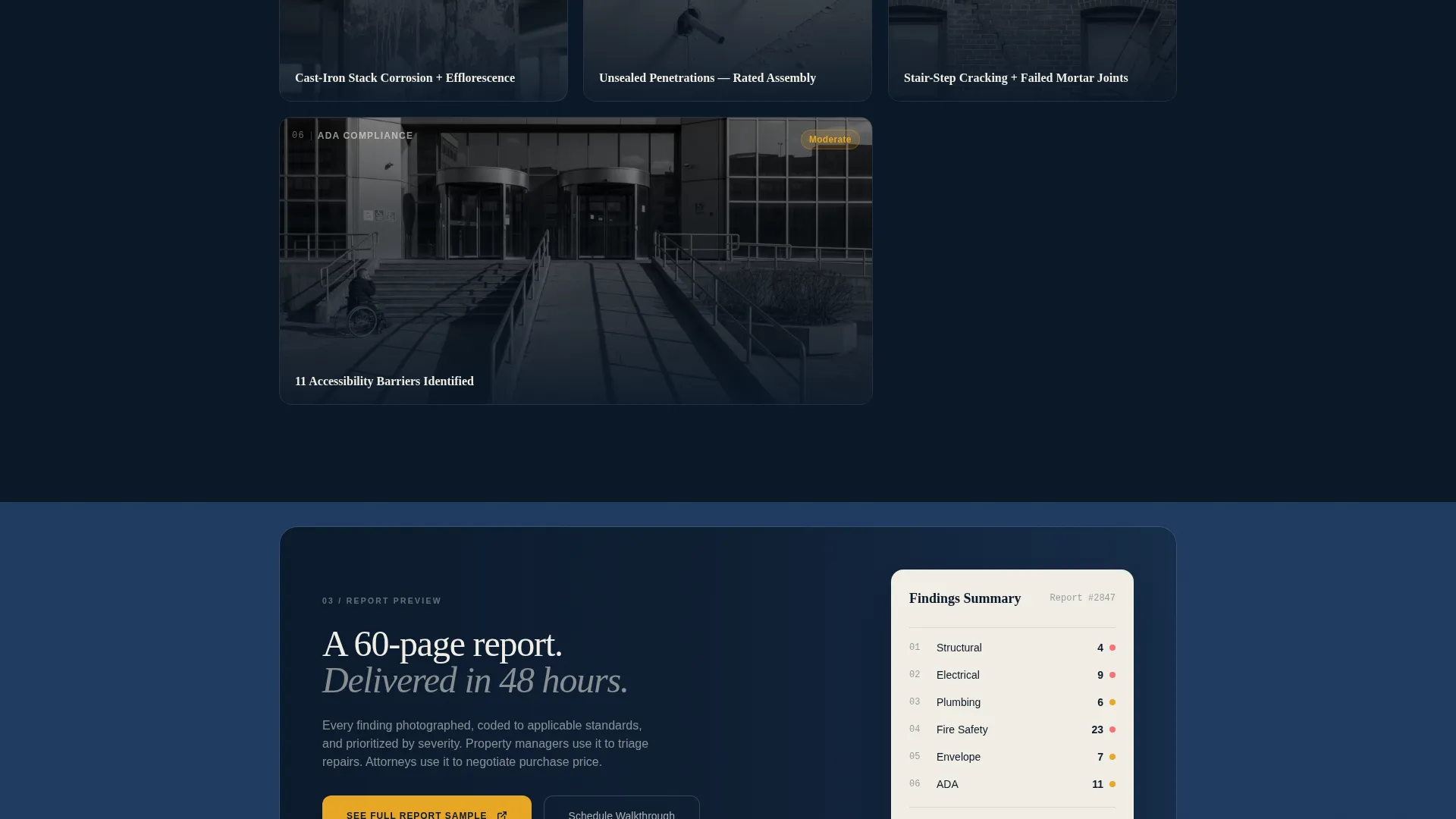 Mixed-Use Building Inspector Landing Page Template