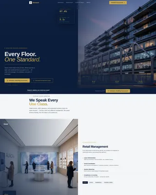 Mixed-Use Building Property Manager Landing Page