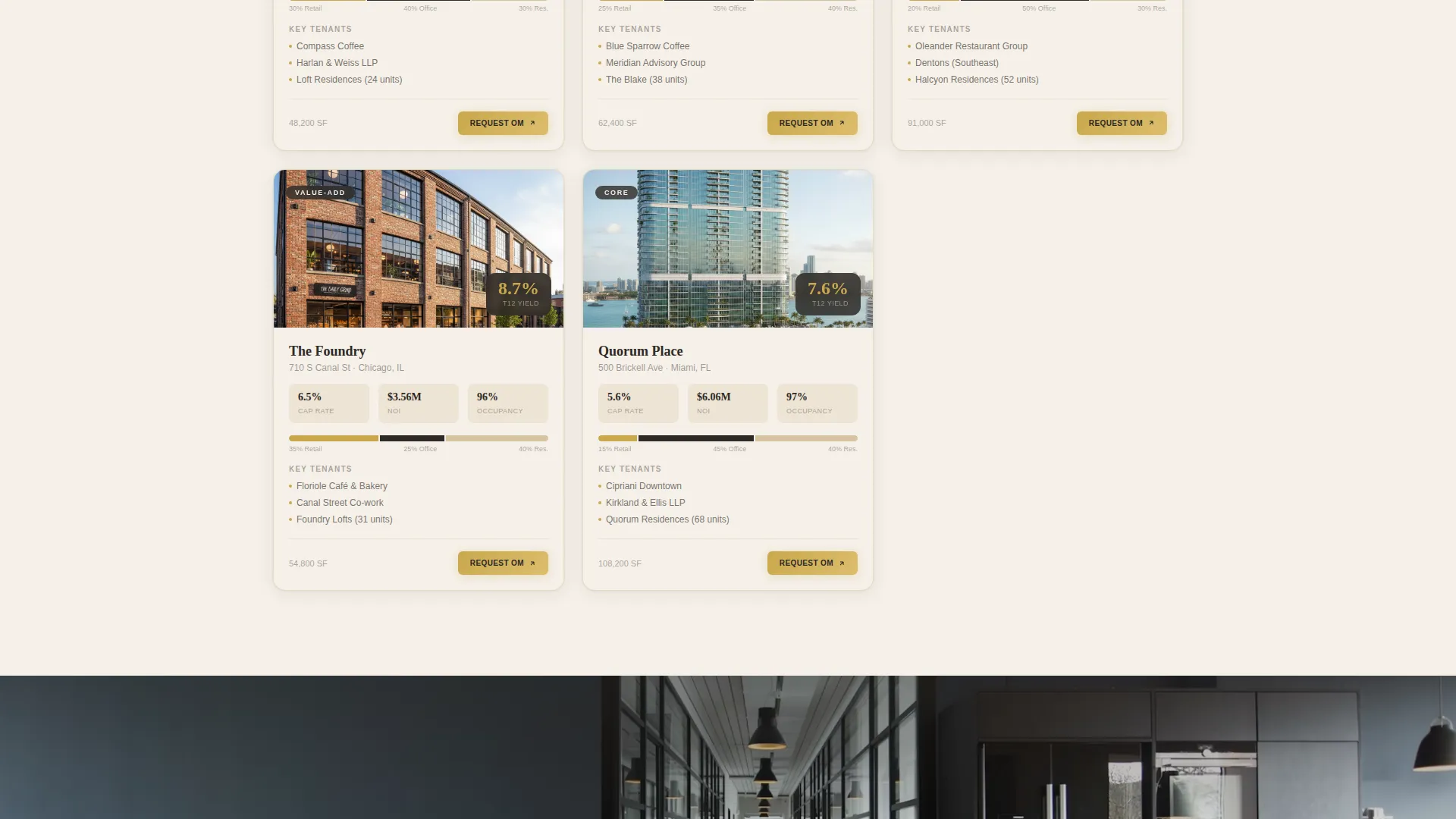 Mixed-Use Real Estate Investor Landing Page Template
