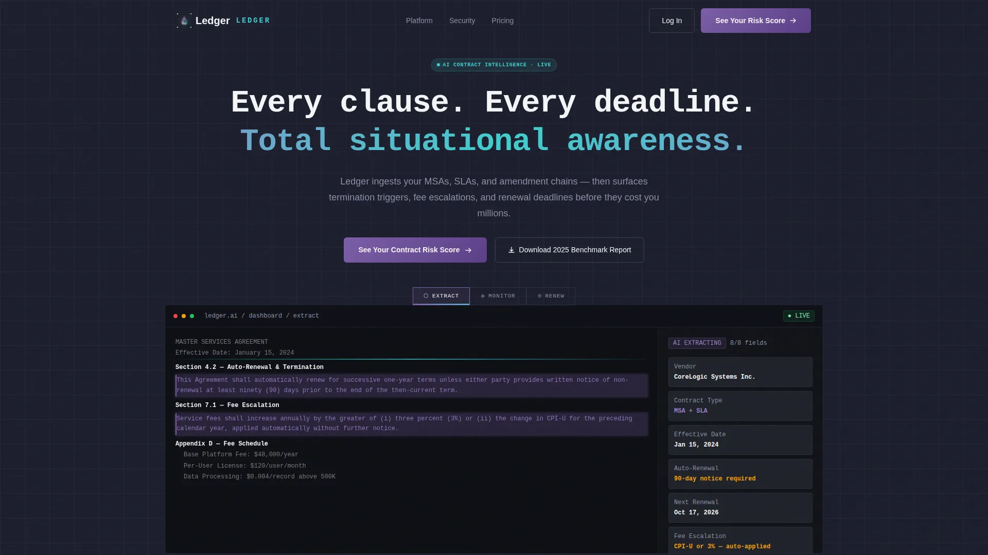 Financial Services Software Privacy Policy Website Template