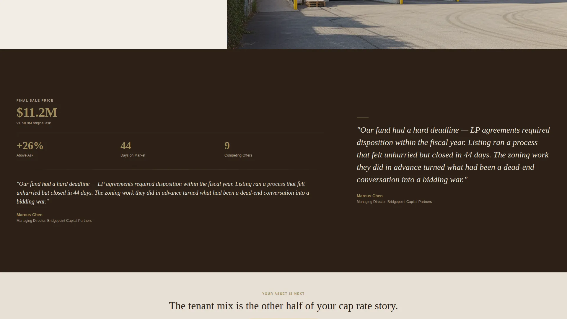 Executive Mixeduse Landing Page Template