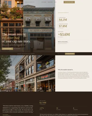 Executive Mixeduse Landing Page Template