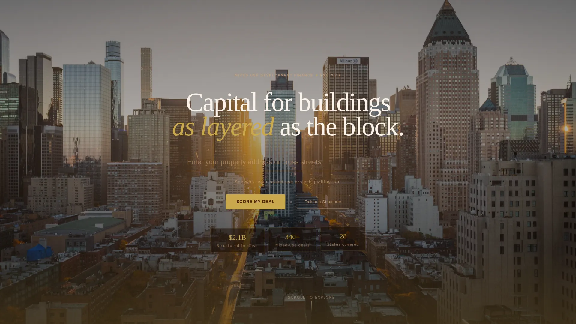 Mixed-Use Mortgage Broker Landing Page Template