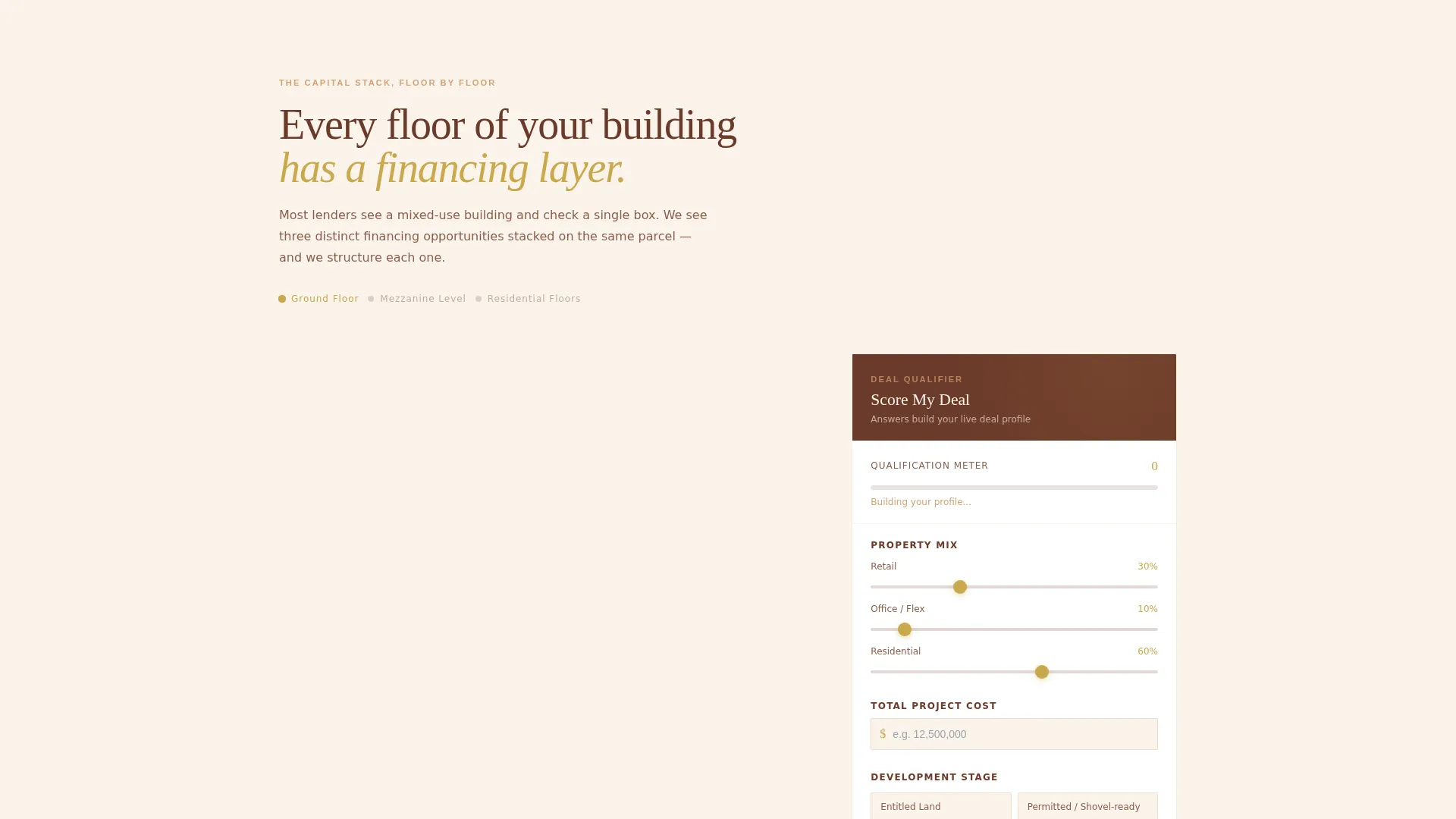 Mixed-Use Mortgage Broker Landing Page Template